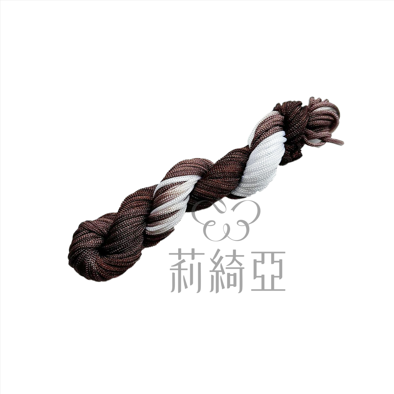 【30002】台製-春仔花(纏花)文化線粗線-咖啡色漸層段染24碼裝(線粗約2.5mm)※文化線最少需買12個才出貨(可搭配不同顏色)