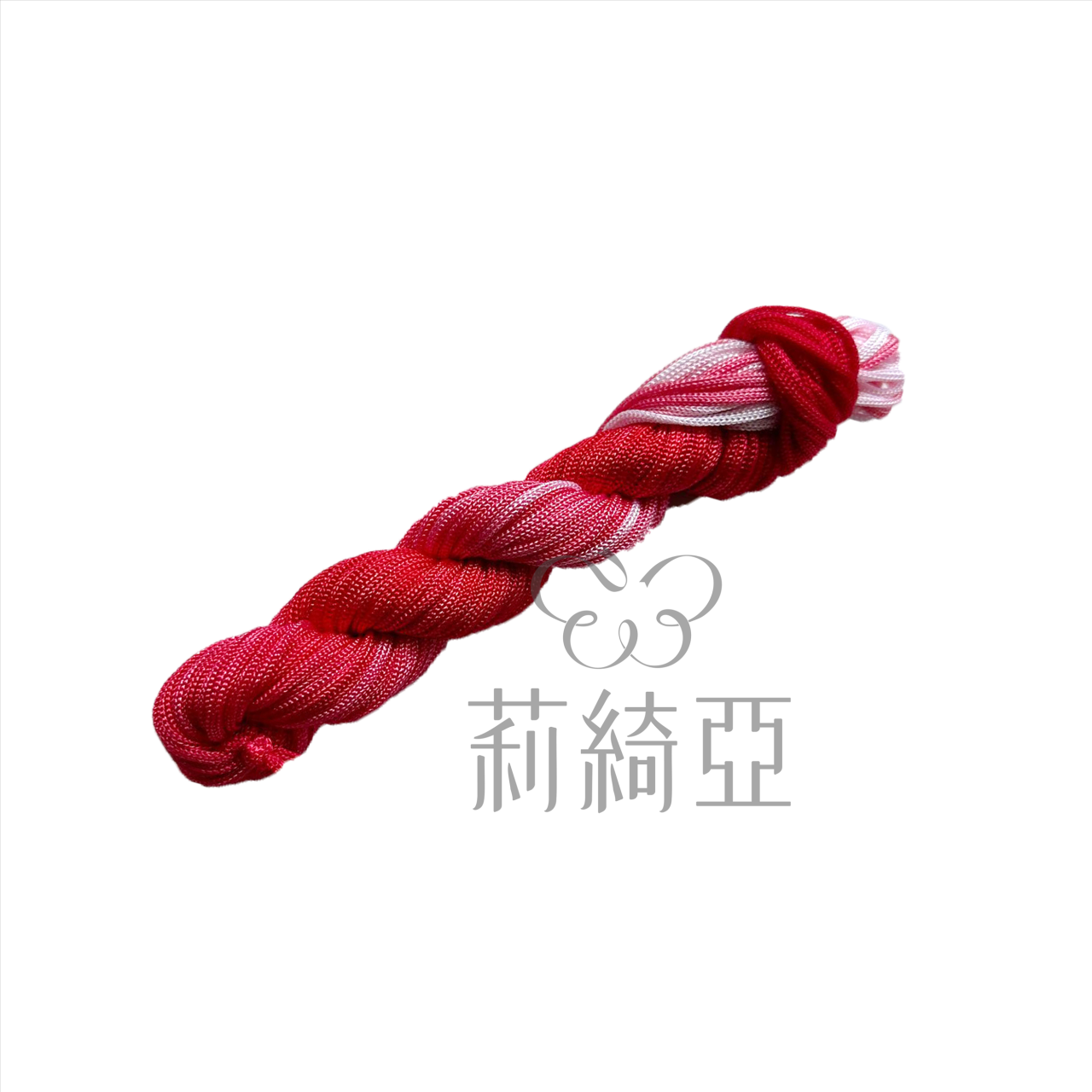 【30005】台製-春仔花(纏花)文化線粗線-紅色漸層段染24碼裝(線粗約2.5mm)※文化線最少需買12個才出貨(可搭配不同顏色)