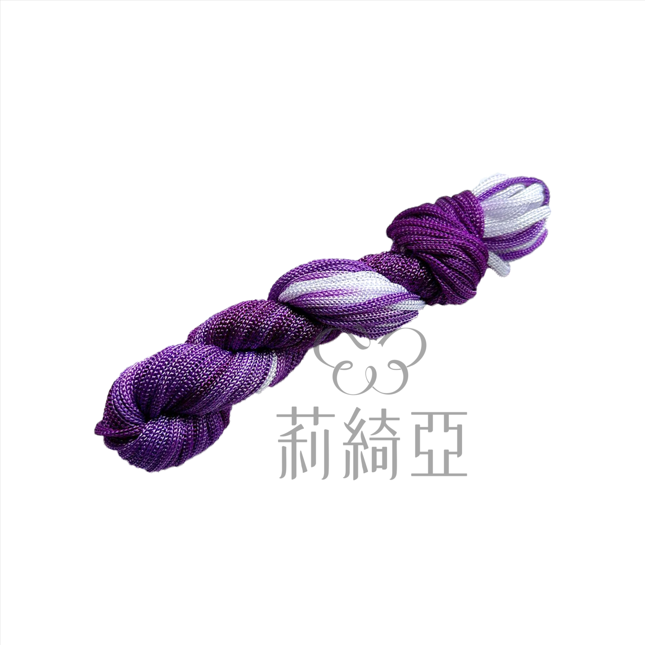 【30006】台製-春仔花(纏花)文化線粗線-紫色漸層段染24碼裝(線粗約2.5mm)※文化線最少需買12個才出貨(可搭配不同顏色)