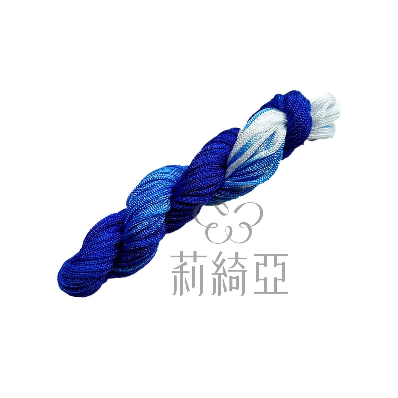 【30010】台製-春仔花(纏花)文化線粗線-藍色漸層段染24碼裝(線粗約2.5mm)※文化線最少需買12個才出貨(可搭配不同顏色)