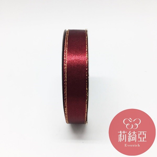 【20186】尼龍雙邊金緞帶 - 6分 (18mm)