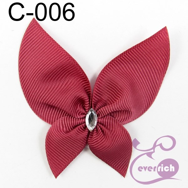 【C-006】馬卡龍蝴蝶-帽帶 (100入)