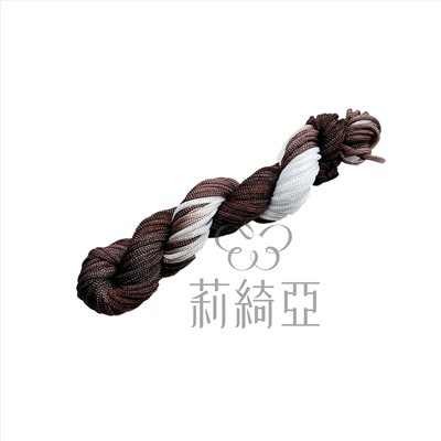 【30002】台製-春仔花(纏花)文化線粗線-咖啡色漸層段染24碼裝(線粗約2.5mm)※文化線最少需買12個才出貨(可搭配不同顏色)