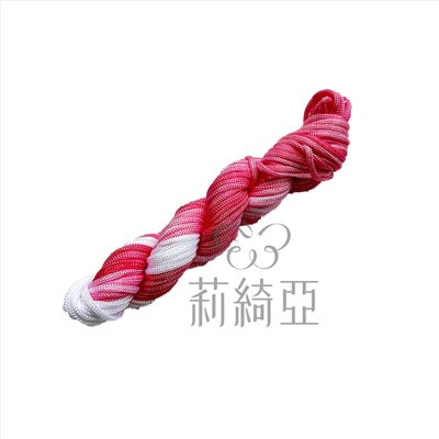 【30003】台製-春仔花(纏花)文化線粗線-粉紅色漸層段染24碼裝(線粗約2.5mm)※文化線最少需買12個才出貨(可搭配不同顏色)