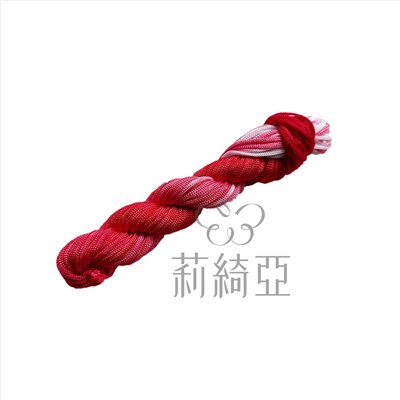 【30005】台製-春仔花(纏花)文化線粗線-紅色漸層段染24碼裝(線粗約2.5mm)※文化線最少需買12個才出貨(可搭配不同顏色)