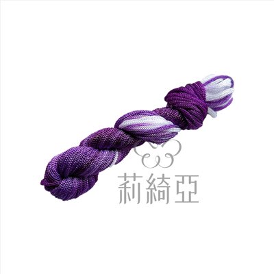 【30006】台製-春仔花(纏花)文化線粗線-紫色漸層段染24碼裝(線粗約2.5mm)※文化線最少需買12個才出貨(可搭配不同顏色)
