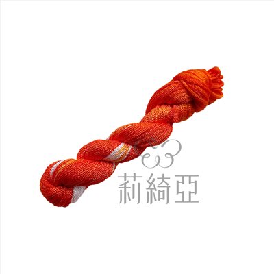 【30007】台製-春仔花(纏花)文化線粗線-橘色漸層段染24碼裝(線粗約2.5mm)※文化線最少需買12個才出貨(可搭配不同顏色)