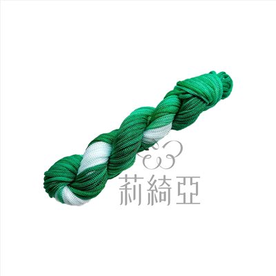 【30008】台製-春仔花(纏花)文化線粗線-綠色漸層段染24碼裝(線粗約2.5mm)※文化線最少需買12個才出貨(可搭配不同顏色)