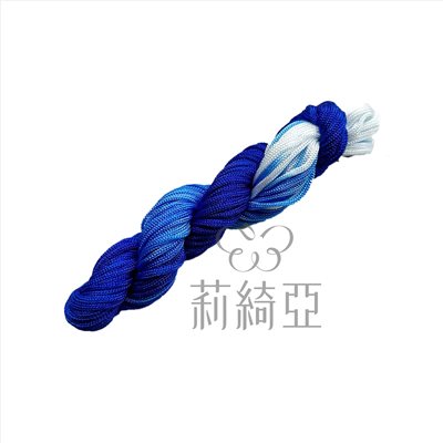 【30010】台製-春仔花(纏花)文化線粗線-藍色漸層段染24碼裝(線粗約2.5mm)※文化線最少需買12個才出貨(可搭配不同顏色)