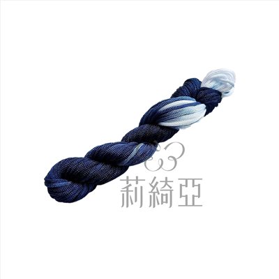 【30001】台製-春仔花(纏花)文化線粗線-寶藍色漸層段染24碼裝(線粗約2.5mm)※文化線最少需買12個才出貨(可搭配不同顏色)