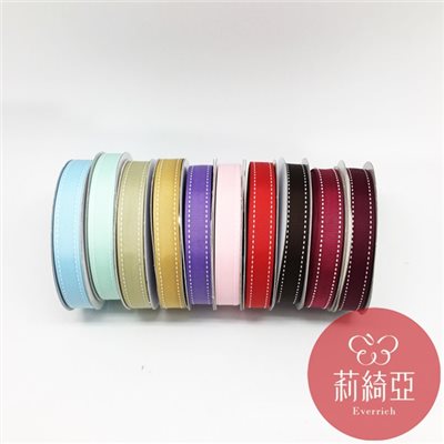 【9801-9】帽帶跳點緞帶-5分 (15mm)