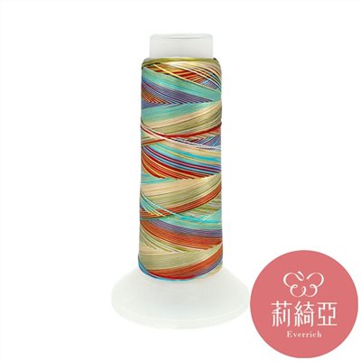 【60435】春仔花五色漸層湘線-五彩色