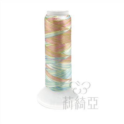 【60599】春仔花四色漸層湘線-晚霞‧湖面  宮四彩