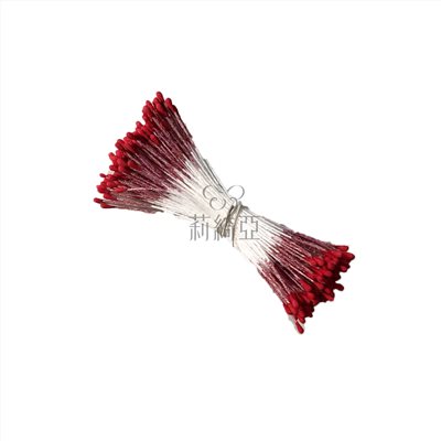 【60161-08】花芯-迷你小圓頭紅色